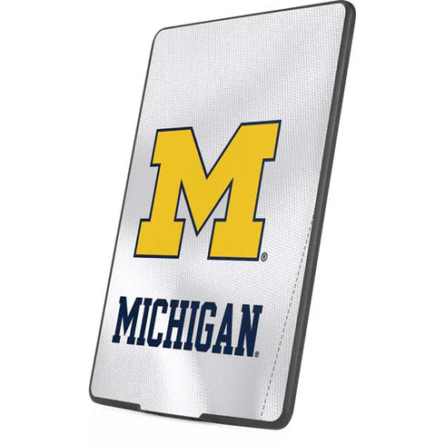 University of Michigan White Jersey Amazon Kindle Skin
